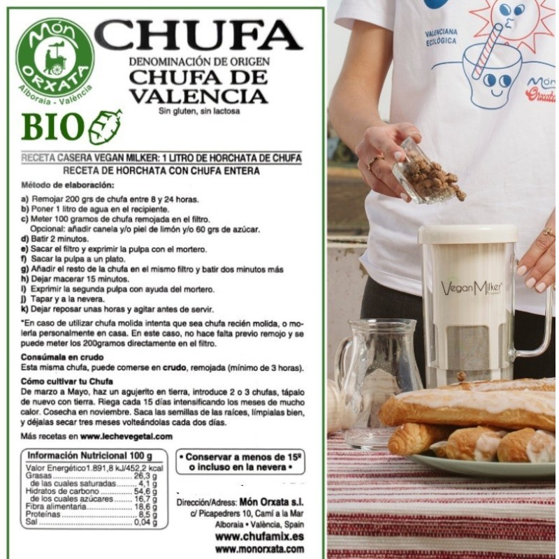 Chufa Ecológica D.O. Valencia 1 kg | Chufa Bio para Horchata