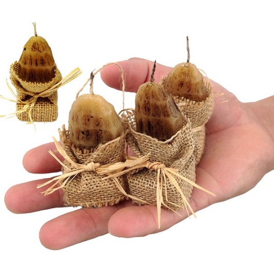 Vela Artesana Aromática con Forma de Chufa | Món Orxata