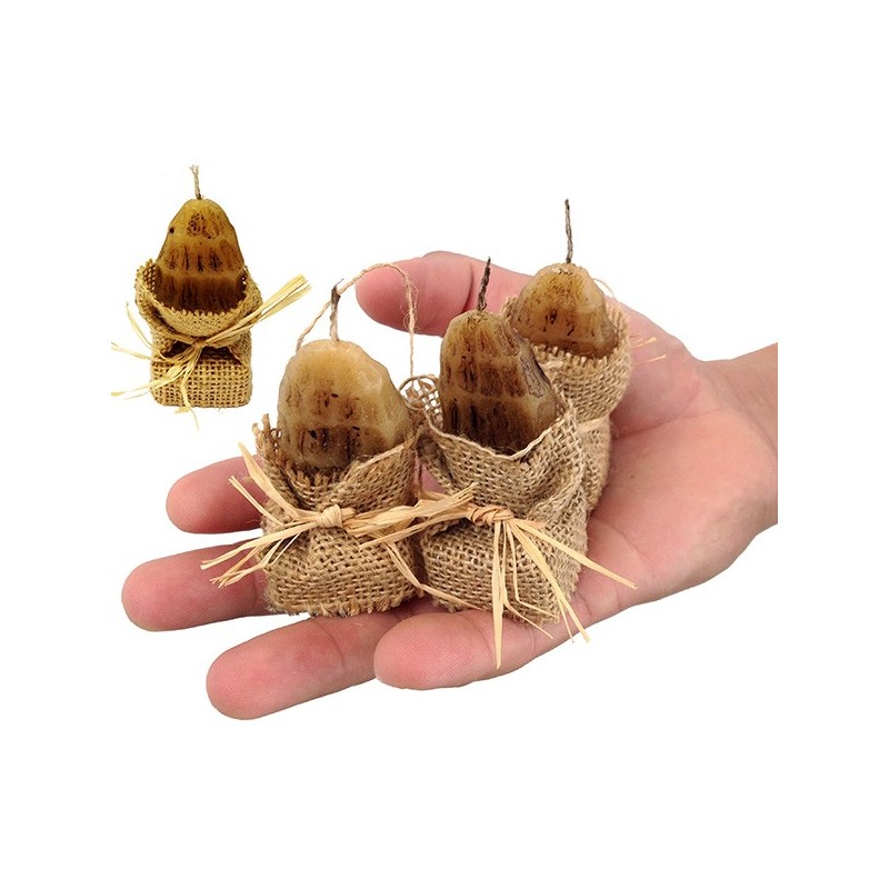 Vela Artesana Aromática con Forma de Chufa | Món Orxata