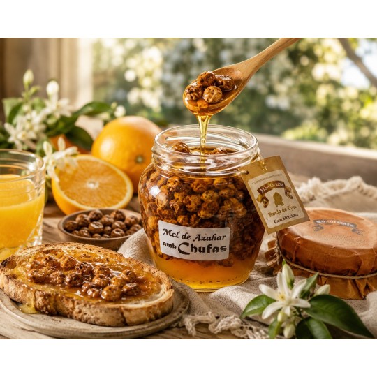 Miel de Azahar con Chufas Valencianas 330 g | Món Orxata