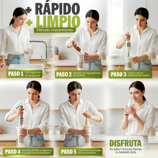 Vegan Milker MÜLSI® (by Chufamix) | Filtro con Discos Intercambiables | Món Orxata