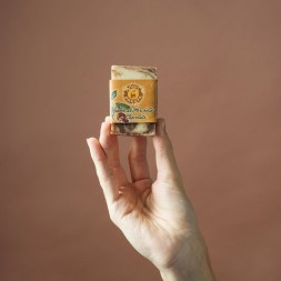 Jabón Natural de Horchata Chocolate de Aceite de Chufa Ecológica Món Orxata - Envase