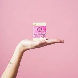 Jabón Natural de Horchata Rosa Mosqueta de Aceite de Chufa Ecológica Món Orxata - Envase