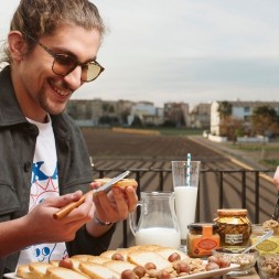 Mermelada de chufas - tostada