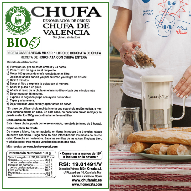 Chufa Ecológica D.O. Valencia 5 kg | Formato Ahorro